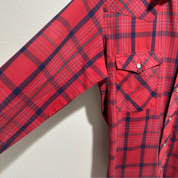 Wrangler Vintage Pearl Snap shirt - Picture 6 of 7